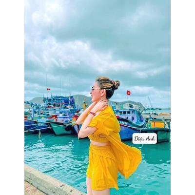 Sét đũi 3 món Sơ mi cộc tay áo para kèm lót chun lưng