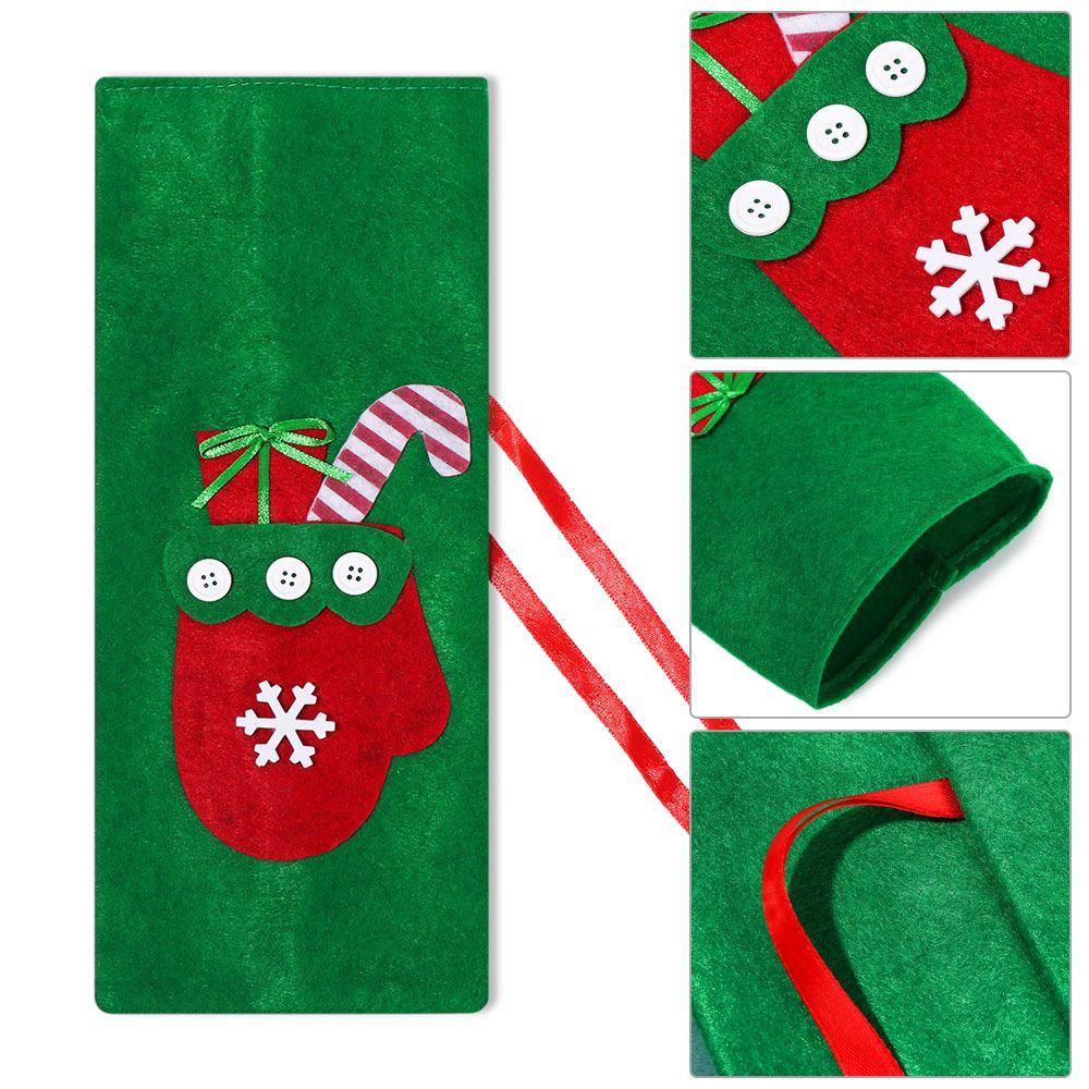 Miếng Dán Trang Trí Chai Rượu Chủ Đề Giáng Sinh