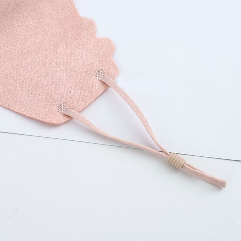 Khẩu Trang Che Tai Chống Bụi Thoáng Khí Bằng Da Lộn Giả Hình Hoạt Hình Dễ Thương Có Thể Giặt Rửa Bảo Vệ Cho