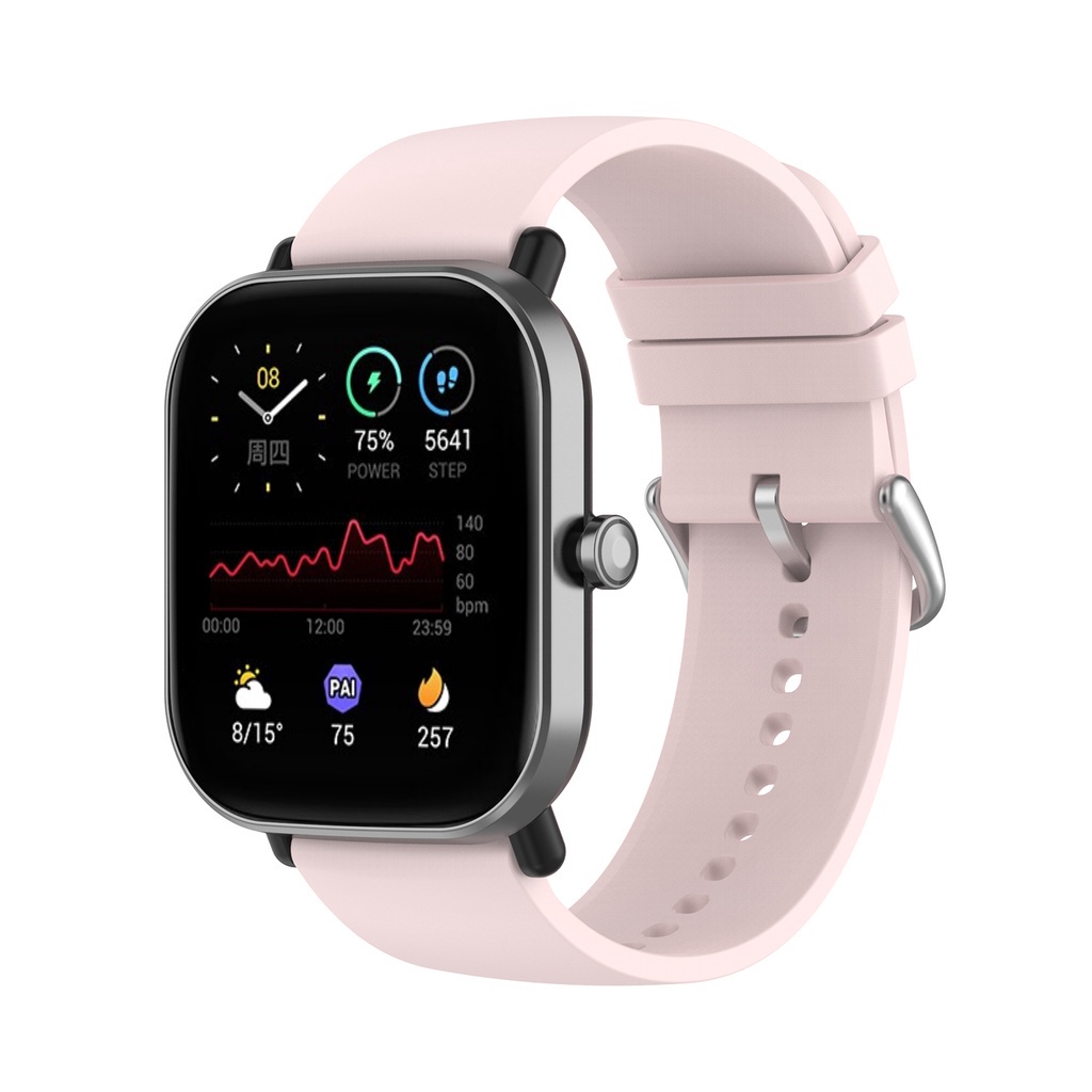 Dây đeo silicon cho đồng hồ thông minh Huami Amazfit Gts / Gts 2 Mini 2e / Bip 1s / Bip U Pro / Bip U / Lite / Gtr 42mm