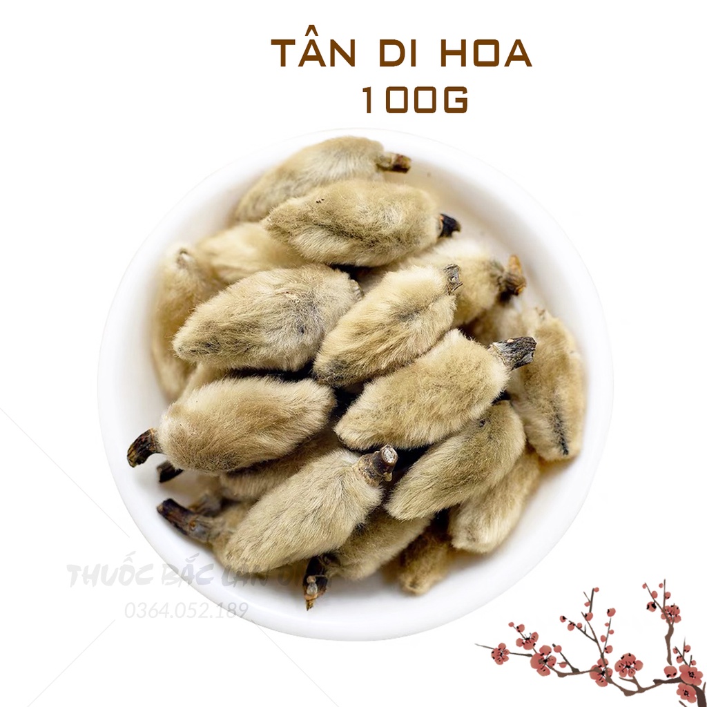 Tân di hoa khô 100g (Ngừa xoang mũi, nghẹt mũi)