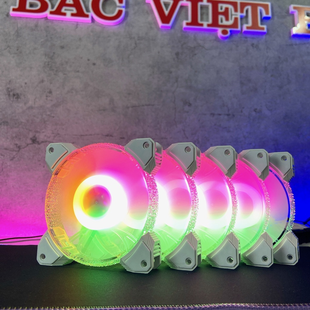 [FREESHIP❤️] QUẠT LED - FAN LED MÁY TÍNH CASE RGB SIÊU ĐẸP