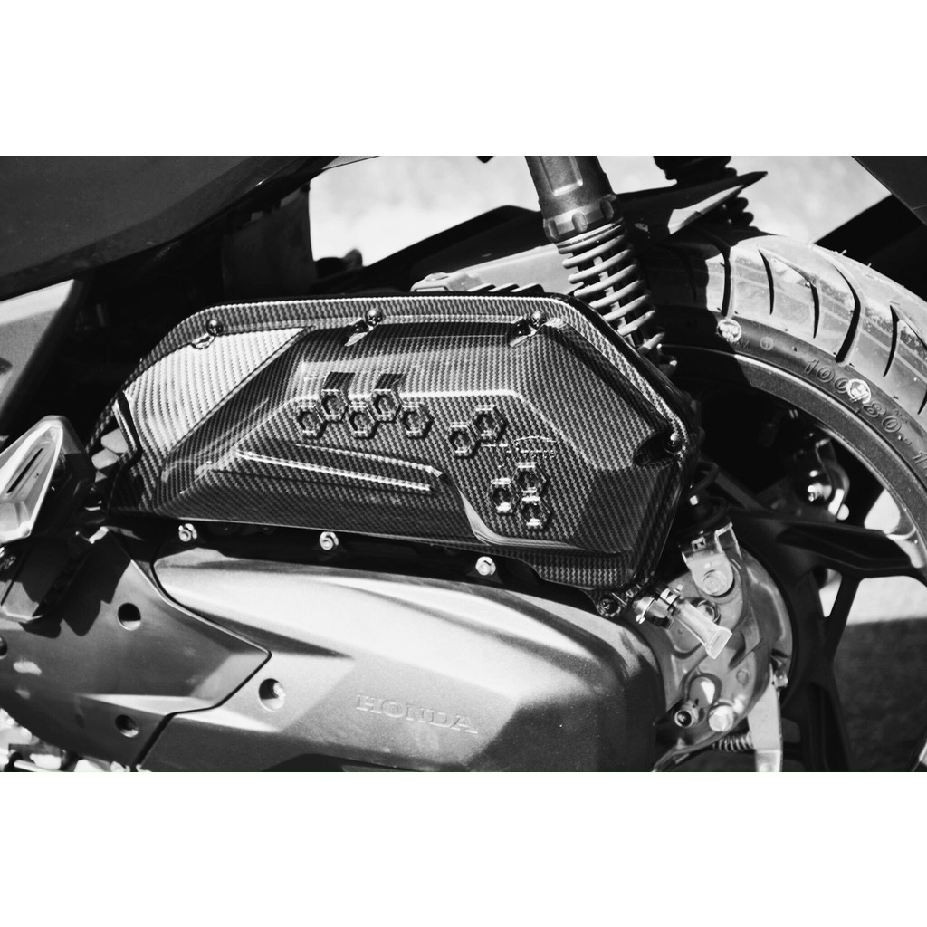 Ốp Pô E cacbon dành cho xe AIRBLADE 2023 ( AB mới 160cc)