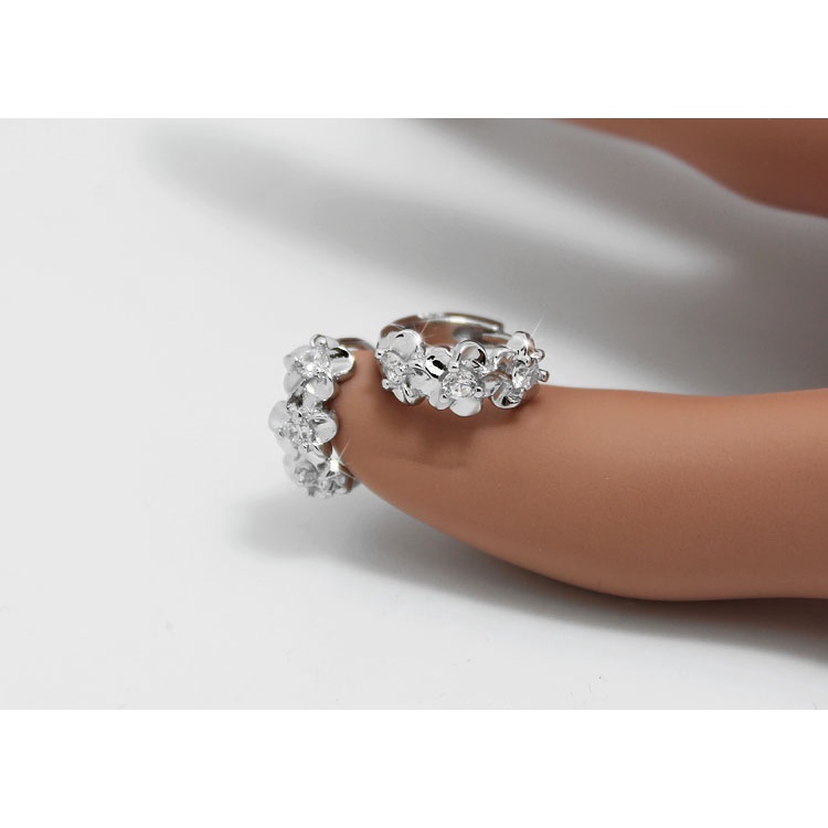 Bông tai hoa trà ba bông