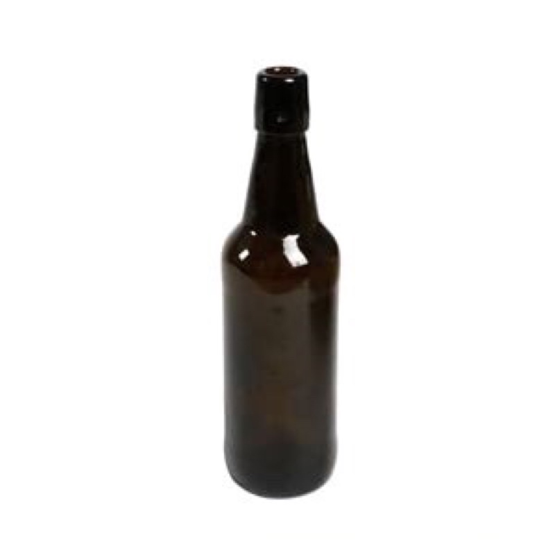 Chai thuỷ tinh nâu đen 500ml nắp gài lên men F2, nuôi nấm kefir, Kombucha