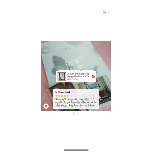 Hoa dạng niên hoa BTS HYYH PT1, PT2