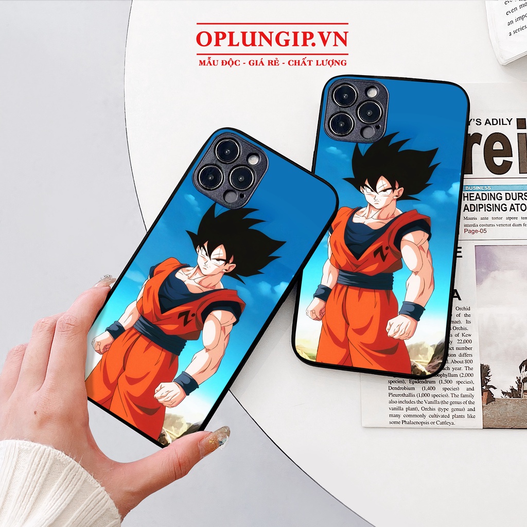 Ốp lưng iphone cao cấp Son goku cho iphone 13 12 pro max mini 11 pro max 7 8 6 s plus X r s max se 2020
