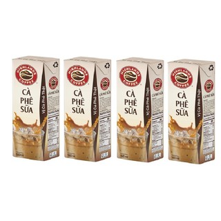 Cà phê sữa Hingland lốc 4 hộp 180ml