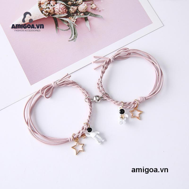 ✨✨Vòng Tay Nam Châm Họa Tiết Phi Hành Gia Phong Cách Hàn Quốc Hợp Thời Trang Cho Cặp Đôi