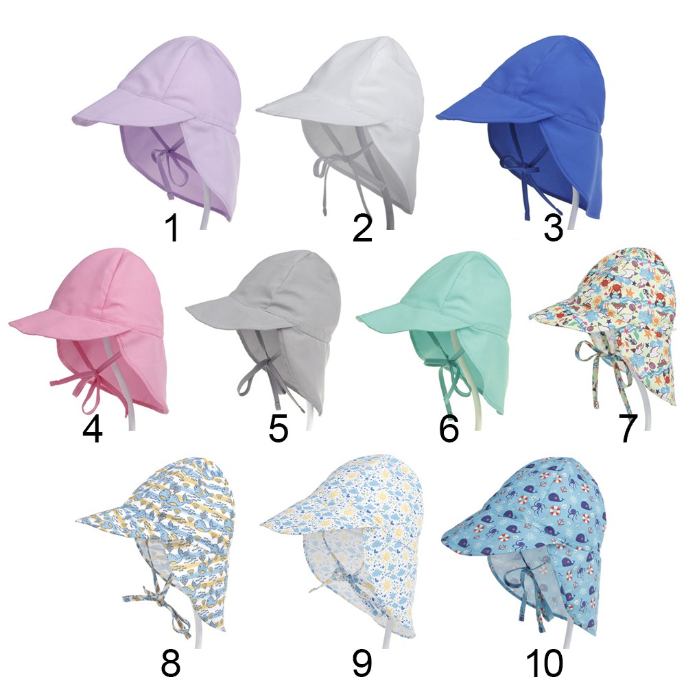 Mũ Chống Nắng Bằng Cotton Thoáng Khí In Họa Tiết Hoạt Hình Thời Trang Mùa Hè Cho Bé 2-5 Tuổi