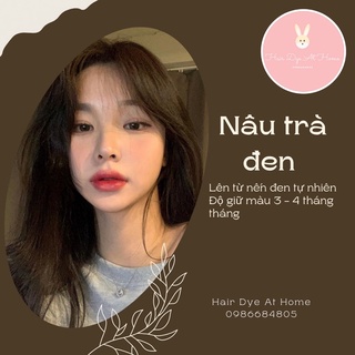 Thuốc nhuộm tóc - NÂU TRÀ ĐEN kèm trợ tóc