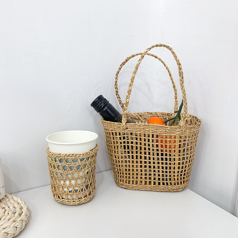 Túi Xách Đan Rơm Thời Trang Biển Dành Cho Nữ