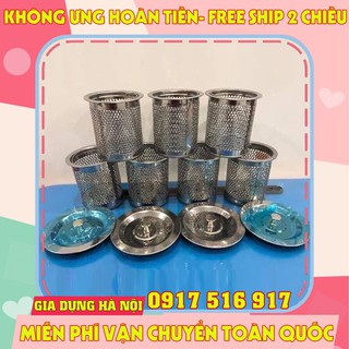 Giỏ lọc rác inox bồn rửa bát và nắp đậy bồn rửa bát