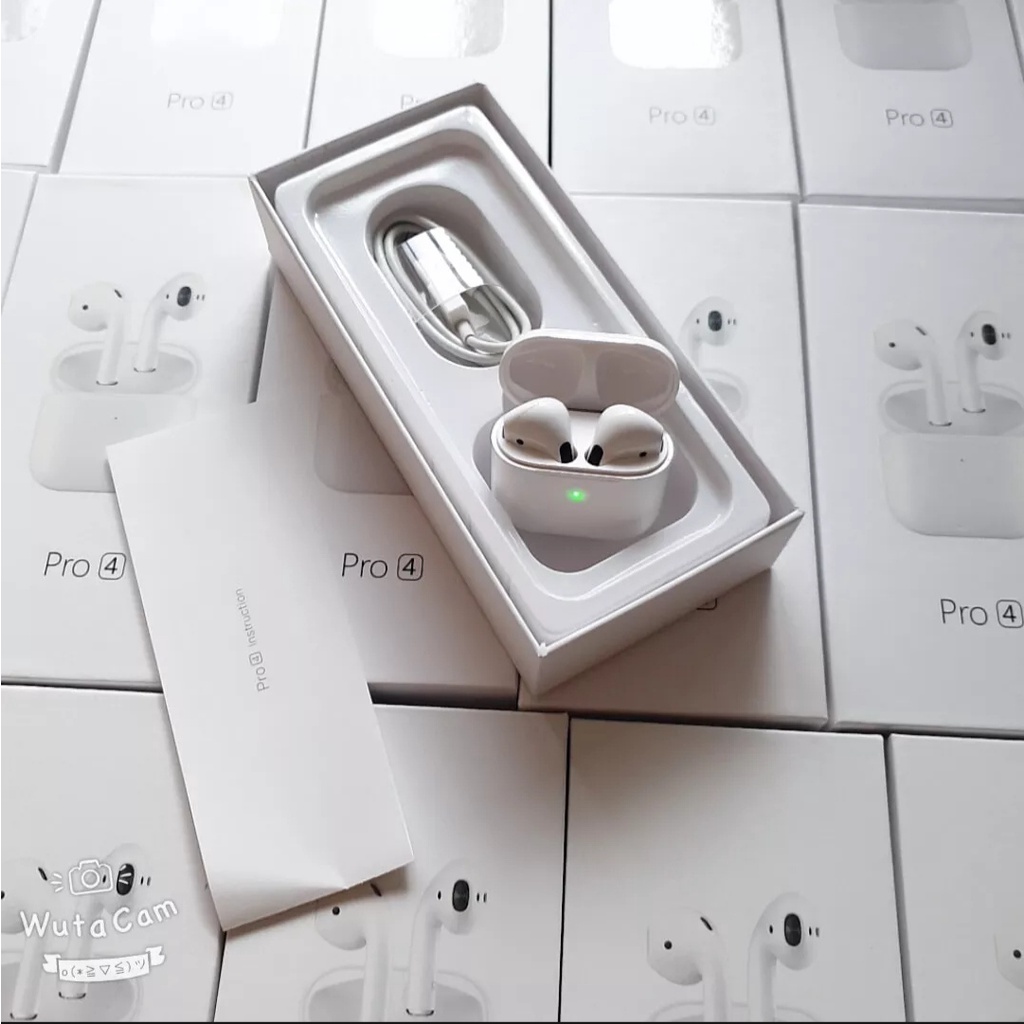 Tai Nghe Bluetooth Không Dây Pro 4 Bản Đầy Đủ Sạc Nhanh Pin Trâu Hỗ Trợ Định Vị Âm Thanh Sống Động Hỗ Trợ Cả Androi Ios