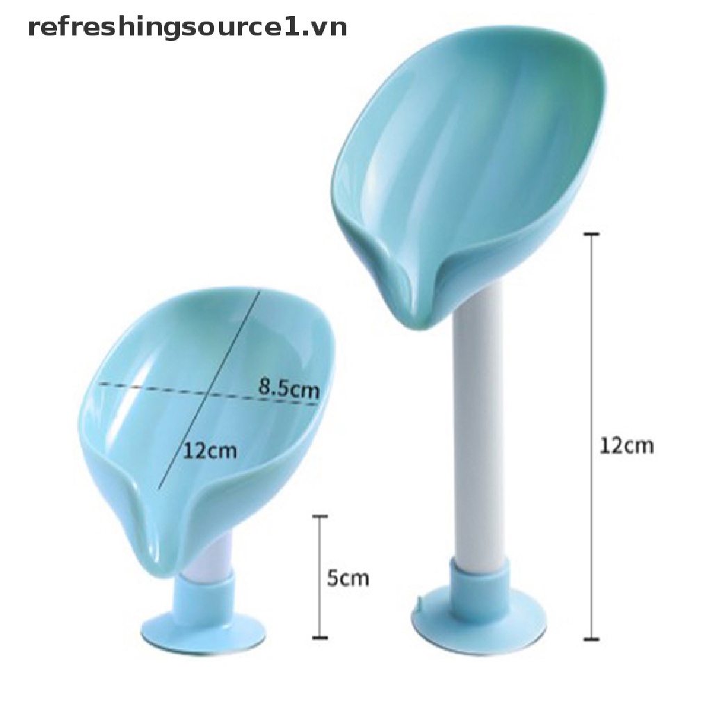 Giá Đỡ Xà Phòng Hình Chiếc Lá Thiết Kế Thoát Nước Tiện Dụng Cho Nhà Tắm