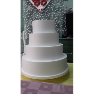 Combo 3 bộ xốp tròn 4 tầng cao 40cm