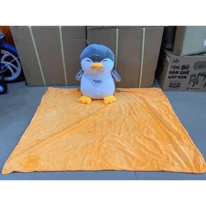 Gối kèm chăn 2in1 hình thú hkm các hãng
