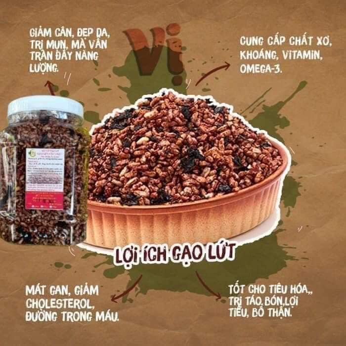 500gr gạo lức rong biển sấy