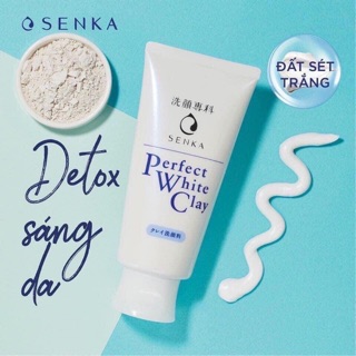 sữa rửa mặt senka trắng