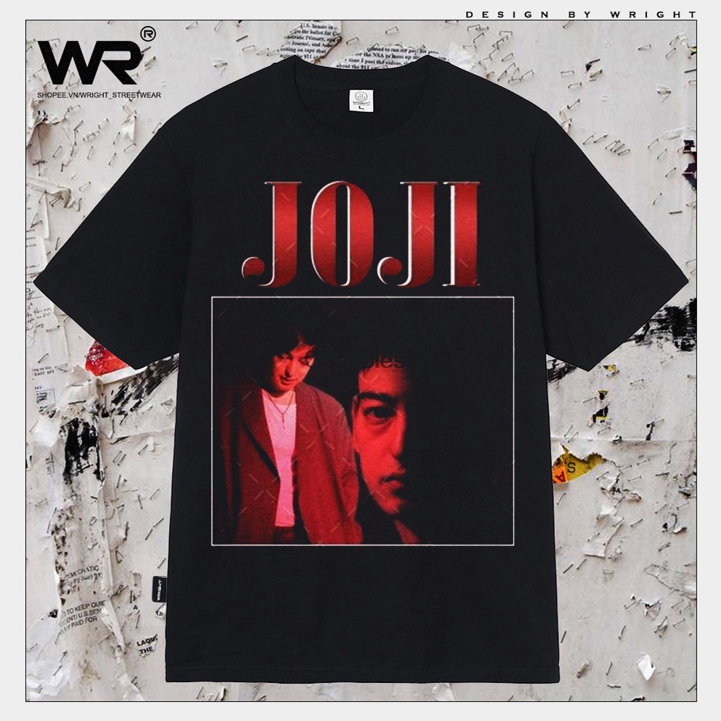 Áo thun Wright Joji ca sĩ rapper phong cách vintage retro áo cotton form rộng cổ tròn