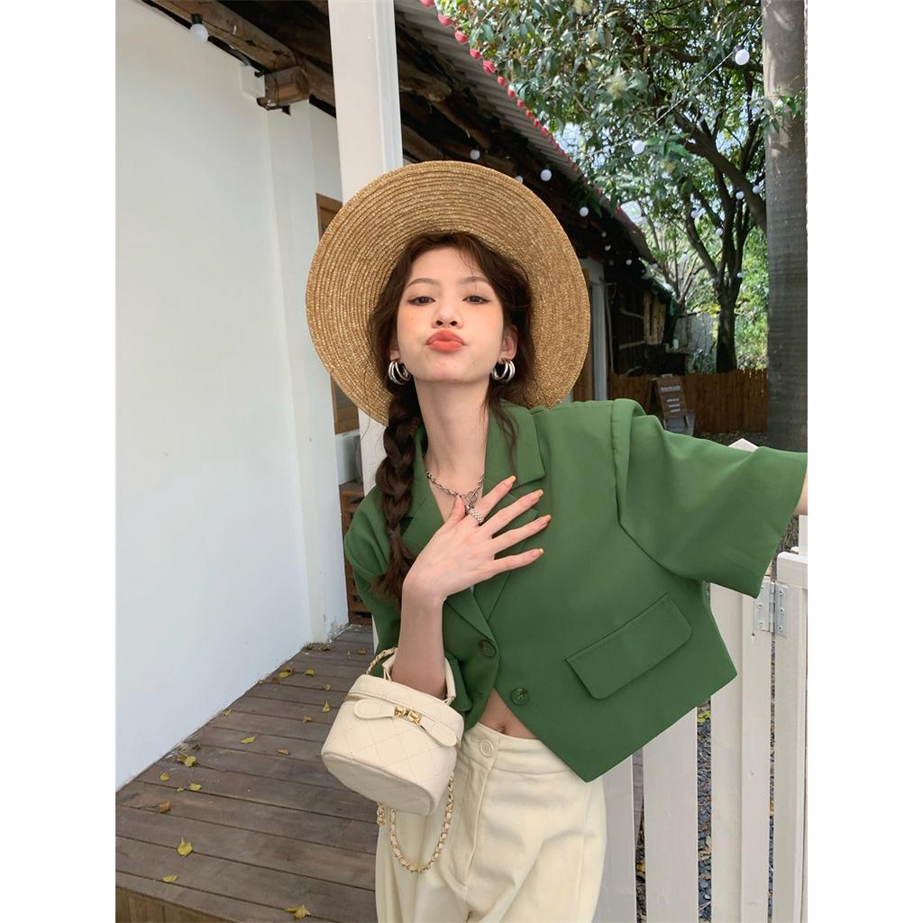 Áo Khoác Sơ Mi Ngắn Tay Phong Cách Mới Mùa Hè 51512