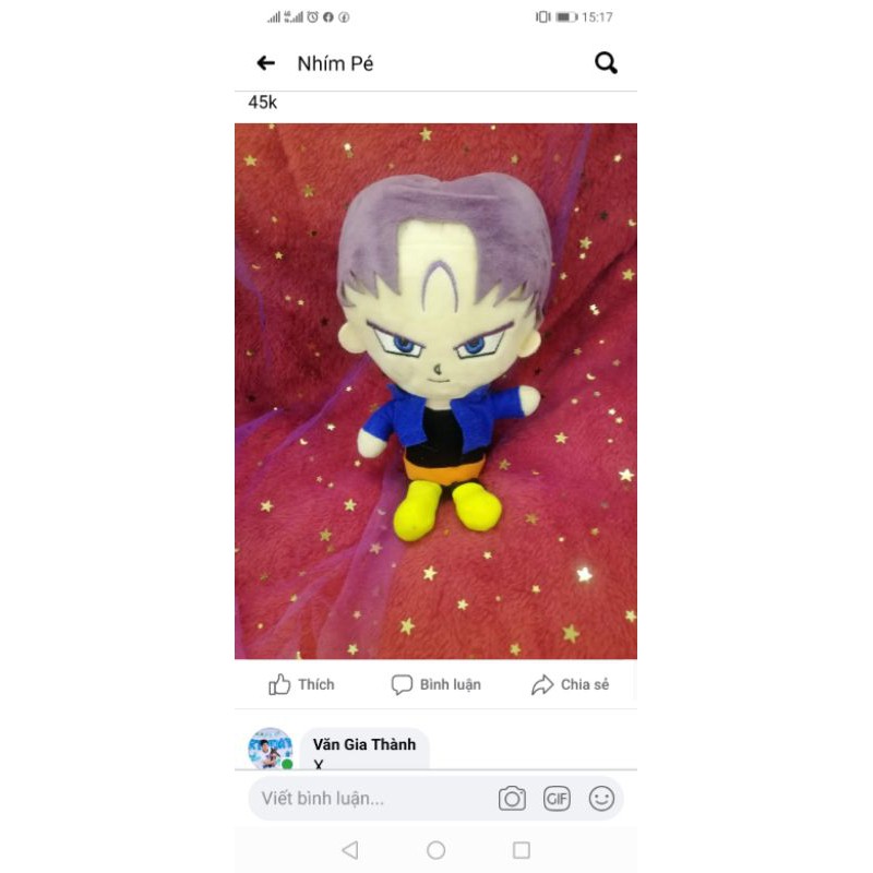 set gấu bông dragonball