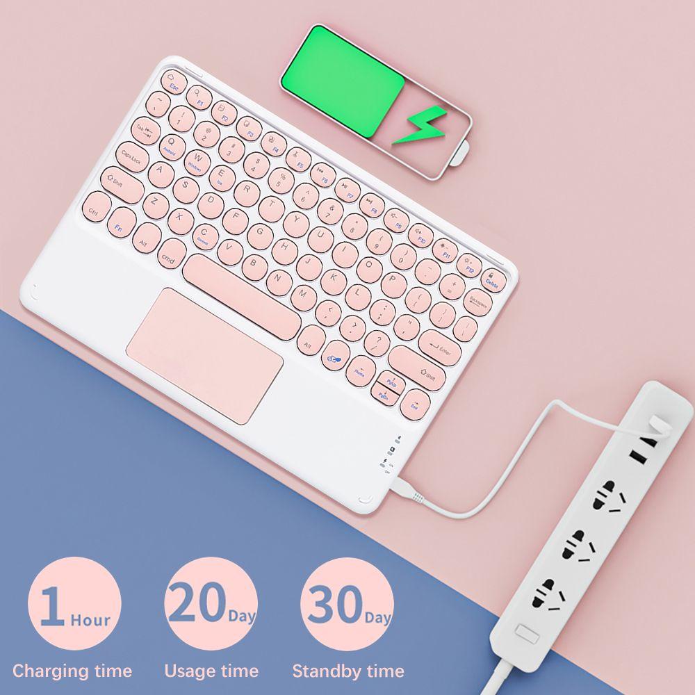 Bàn Phím Bluetooth Mini 78 Phím Bằng ABS Để Bàn Tiện Dụng