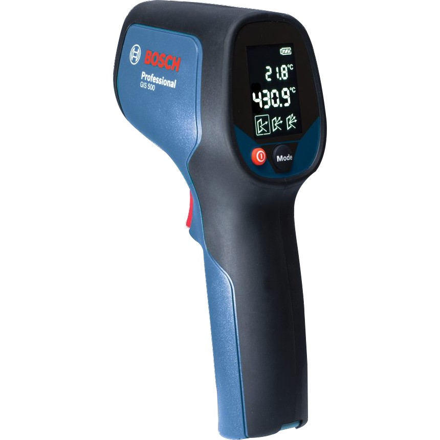 Máy đo nhiệt độ Bosch GIS 500 đo lên đến 500 độ cho thiết bị nguồn nhiệt, hàng chính hãng bảo hành điện tử 6 tháng