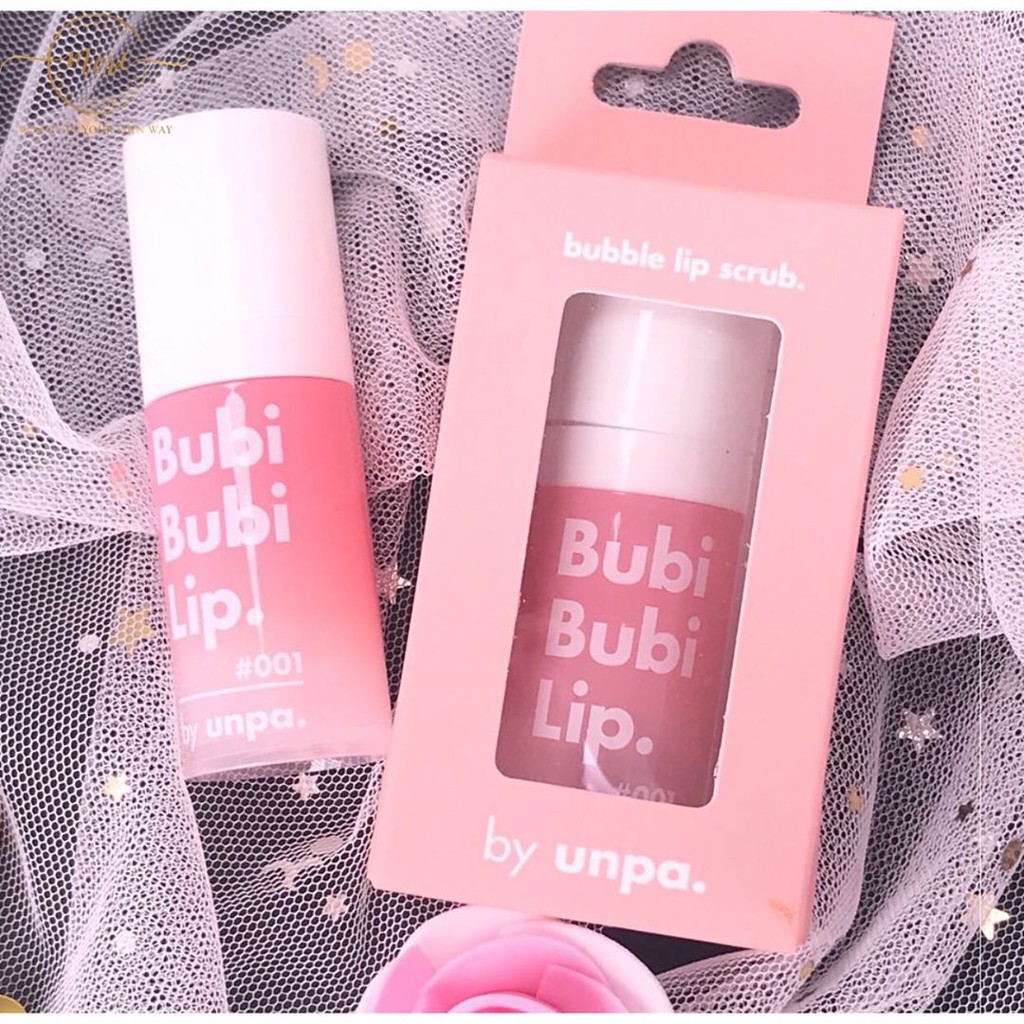 Tẩy Tế Bào Chết Môi Sủi Bọt Bubi Bubi Lip