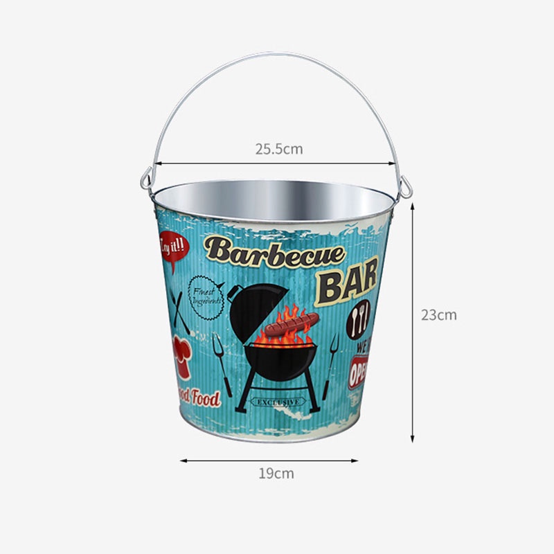 Xô Đá Uống Bia Rượu Sâm Banh Bằng Giấy Kraft Dày Dặn Sáng Tạo Cho Quán bar / Nhà Ở / Ngoài Trời