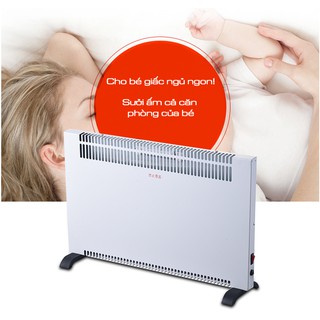 Máy sưởi đối lưu PHTILBIS - Công suất 800W ( Bảo Hành 12 tháng )