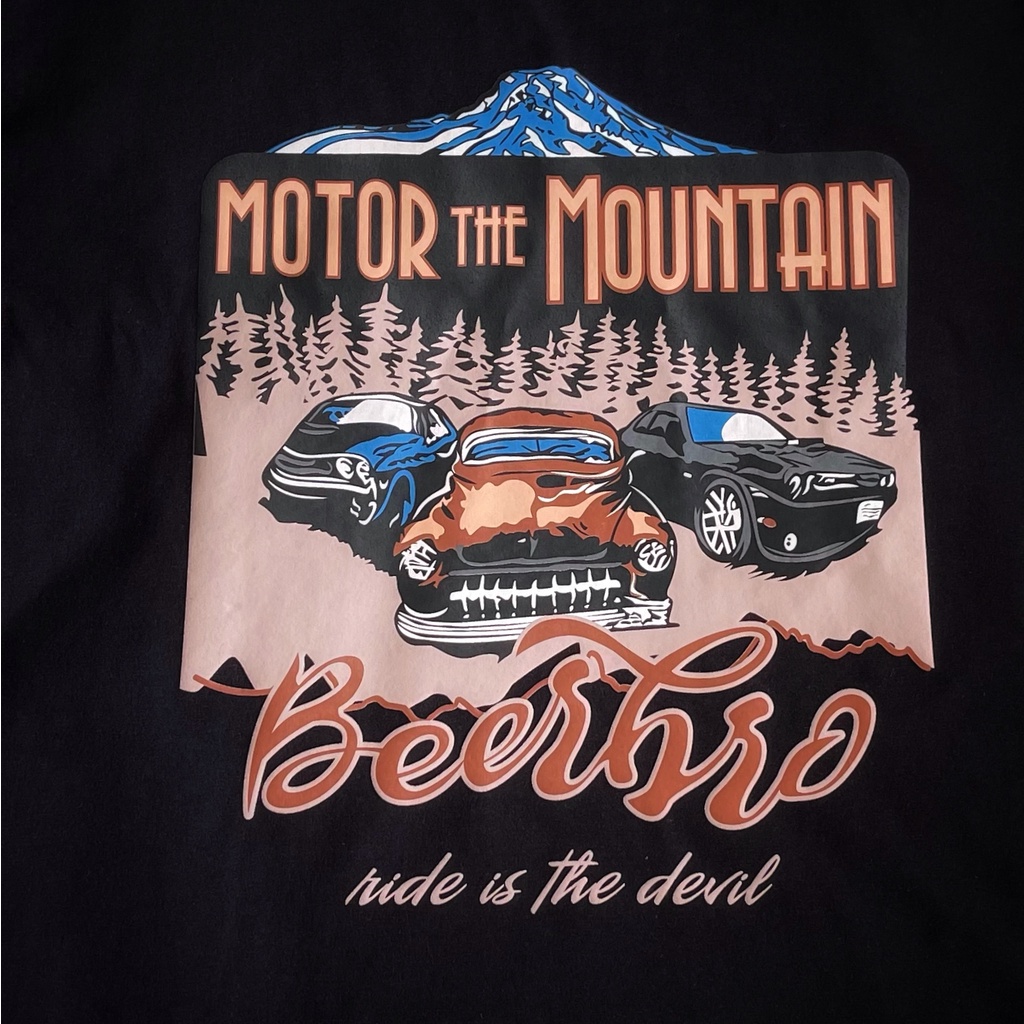 ￼Áo thun tay lỡ BEERBRO RIDE form rộng cotton unisex nam nữ (Ảnh thật/Có sẵn) | BigBuy360 - bigbuy360.vn