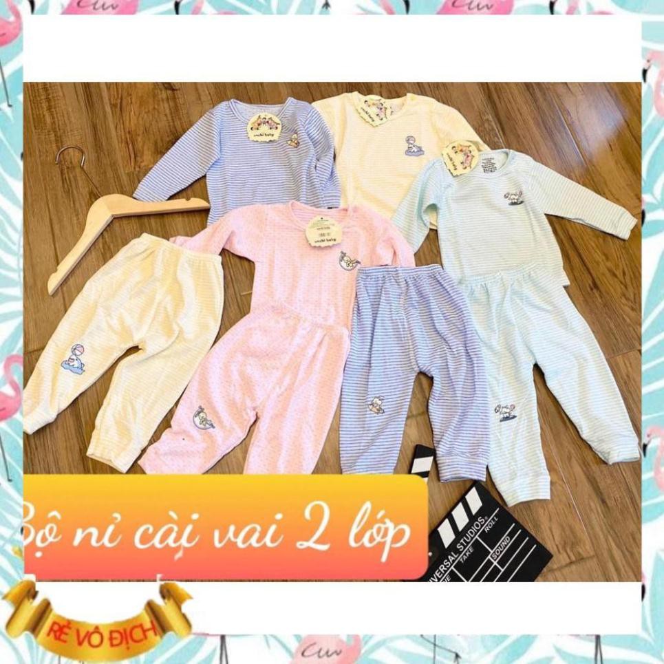 [XẢ KHO] [CHUẨN UNCHI] Bộ Dài Tay Unchi Nỉ  Mềm Mịn, Dầy Dặn.