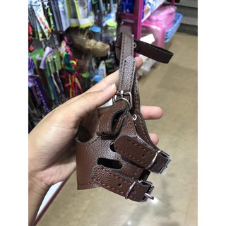 RỌ MÕM BẰNG DA CÁC SIZE DÀNH CHO CHÓ
