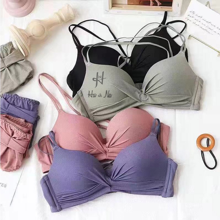 COMBO 3 Áo Lót Nữ không gọng HuNa Áo Ngực Nữ nâng ngực gợi cảm thông hơi thoáng mát-Hu-Na-AN04 thoáng khí hút ẩm tạo khe | BigBuy360 - bigbuy360.vn