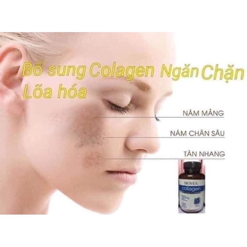 [Bill][ Date 2024] Collagen Đức 120 Viên Biovea 750mg uống được 4 tháng