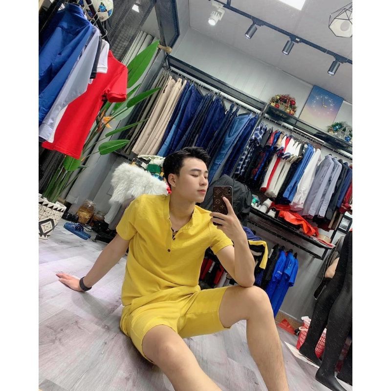 Quần Áo Đũi Nam Cổ Tàu cộc tay thể thao chất vải đũi thái loại 1 đẹp hàng hot trend BD33 | BigBuy360 - bigbuy360.vn