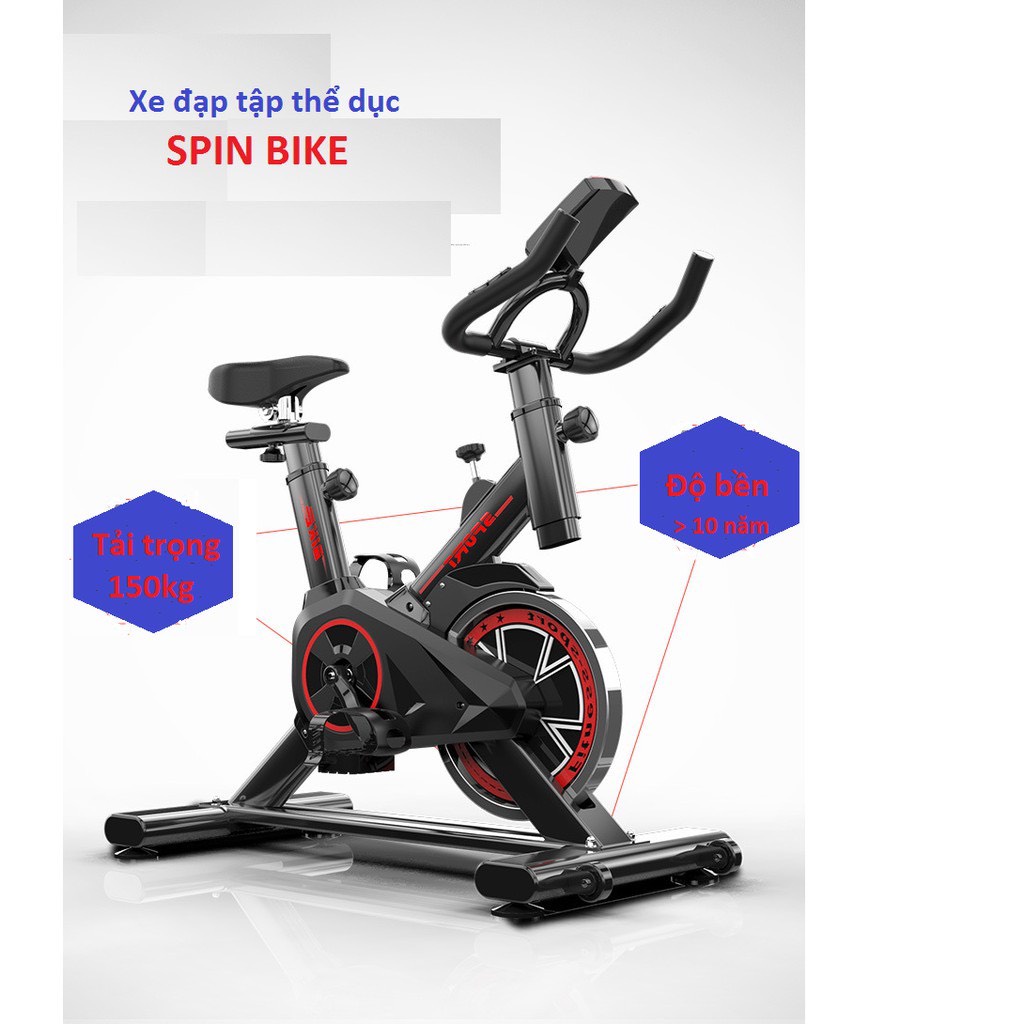 (SALE OFF 10%) Xe đạp tập thể dục tại nhà, xe đạp thể thao spinbike - Xe đạp thể thao - Tập thể dục -XĐTTD89