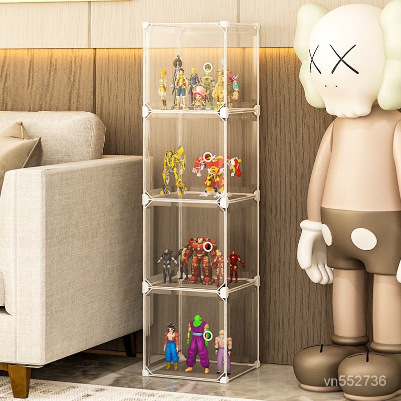 Tủ Trưng Bày Tủ Để Làm Kính Hiển Thị Nhà Lưu Trữ Hiển Thị Trong Suốt Acrylic Đồ Chơi Lego Mô Hình