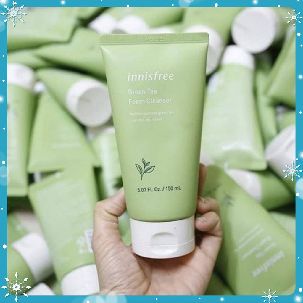 [MẪU MỚI NHẤT] Sữa Rửa Mặt Innisfree Trà Xanh 150ml [ĐỦ BILL]