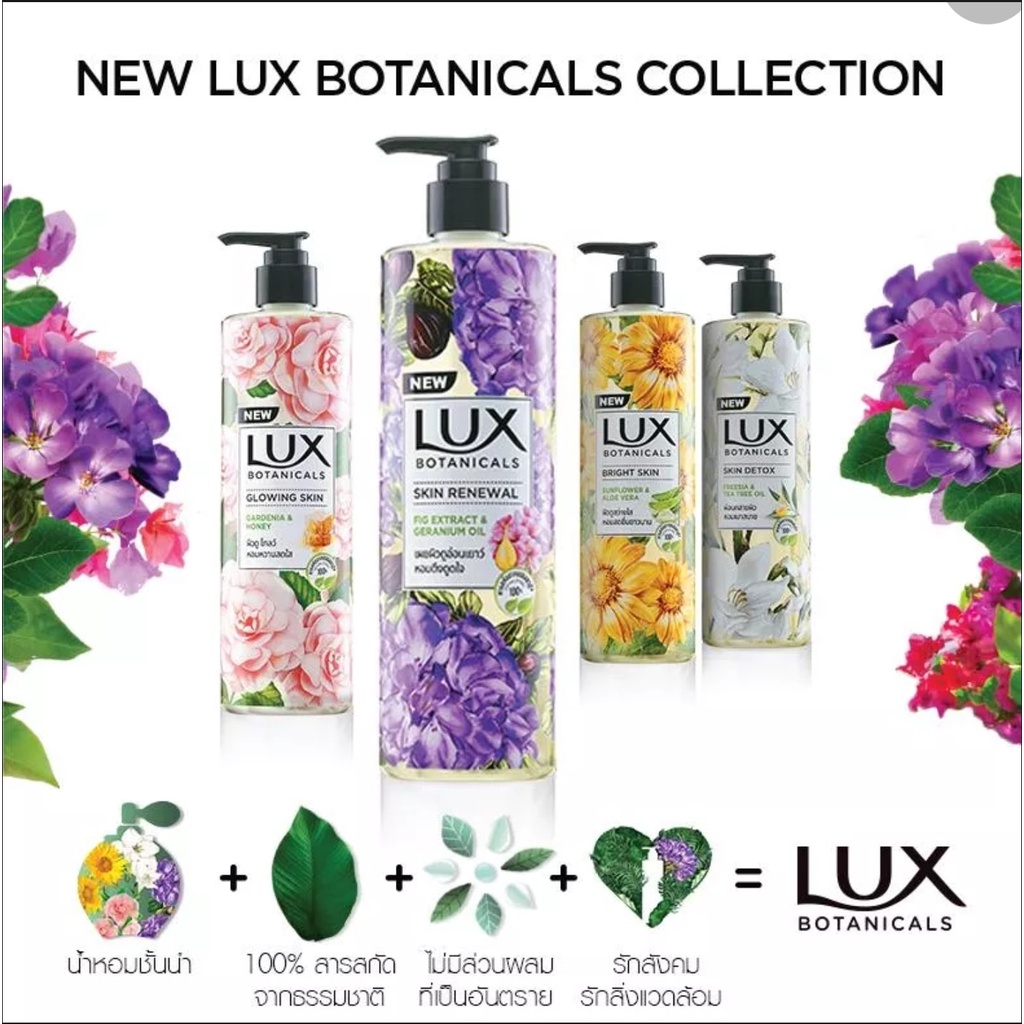 (THÁI LAN) 01 Sữa Tắm Cao Cấp Hương Nước Hoa Lux Botanicals 450gram