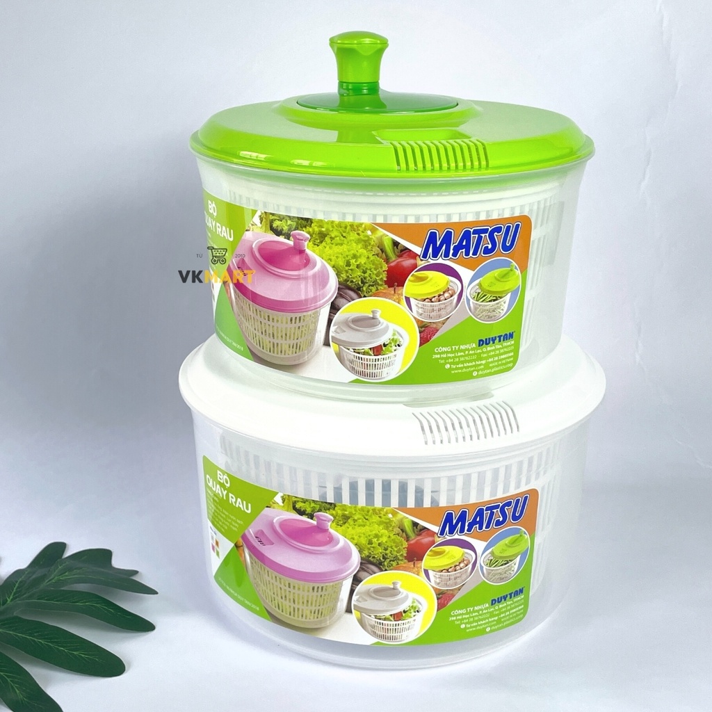 Rổ quay rau chính hãng nhựa Duy Tân, an toàn siêu tiện dụng