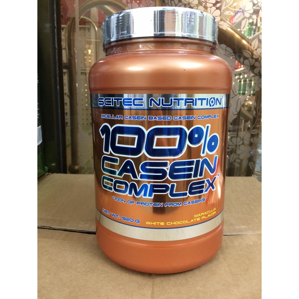 Casein | Scitec Casein Complex - Sữa Tăng Cơ Nuôi Cơ Ban Đêm 920G [30 lần dùng] - Chính Hãng