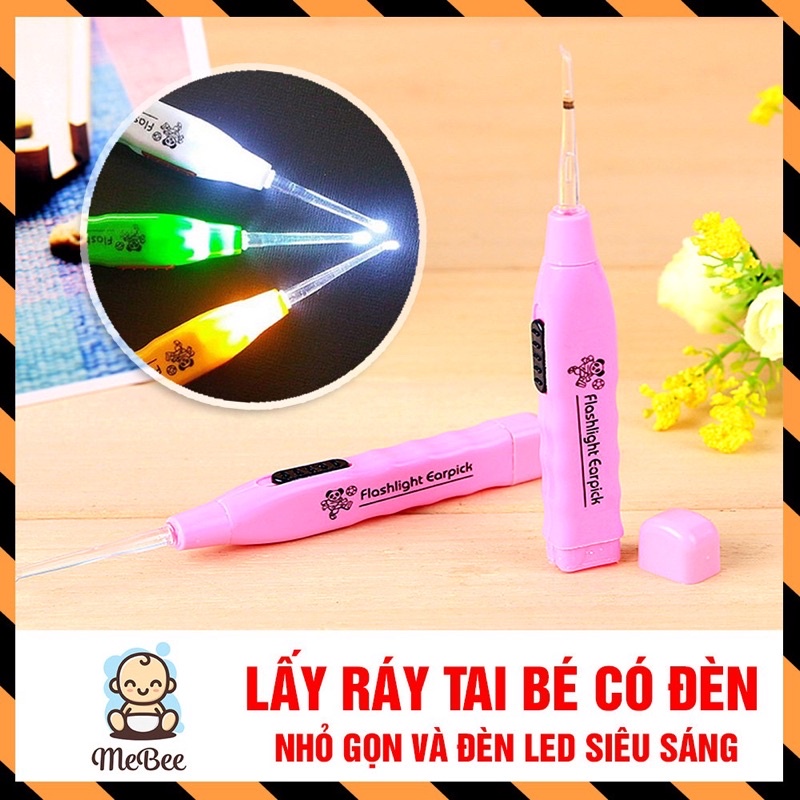 Dụng cụ soi Lấy ráy tai cho bé có đèn