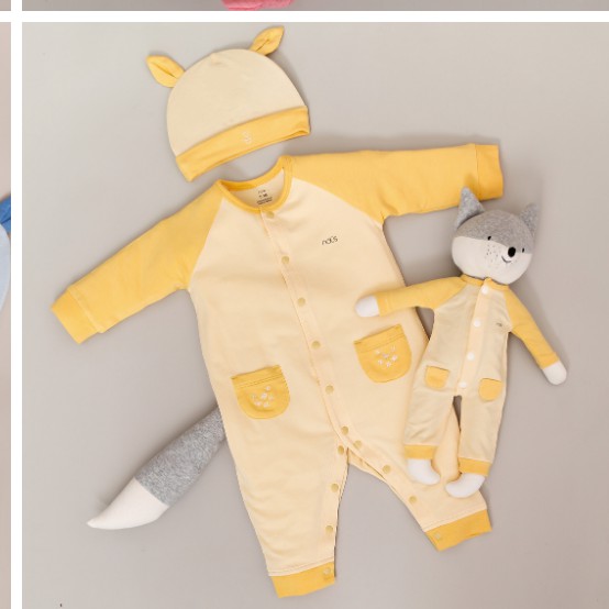 Bộ Body Nous Sale Có Tất - Không Tất - Đông (Size 0m đến 9m)