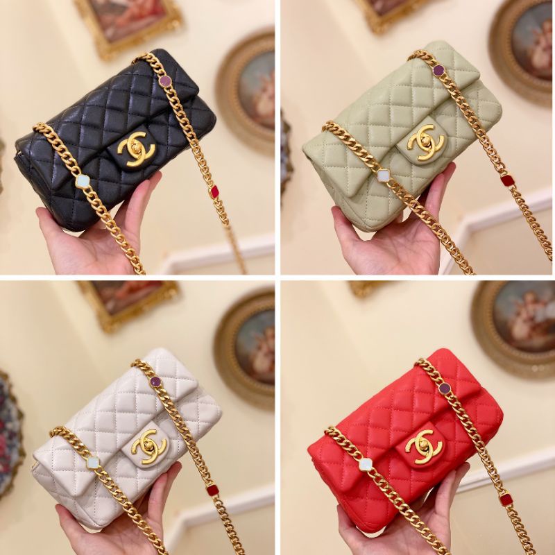 Túi xách nữ C.N da mịn size20cm hàng super kèm hộp nam châm xịn sò