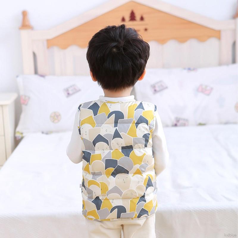 Áo Khoác Phao Sát Nách Phong Cách Hàn Quốc Cho Bé