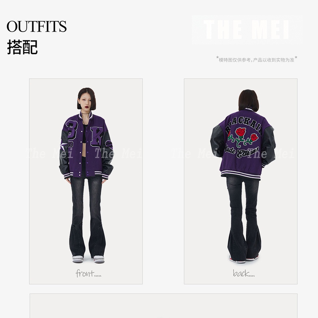 ORDER - Varsity jacket - Áo khoác bóng chày - Made Extreme chuẩn - Unisex cho cả nam và nữ - The Mei