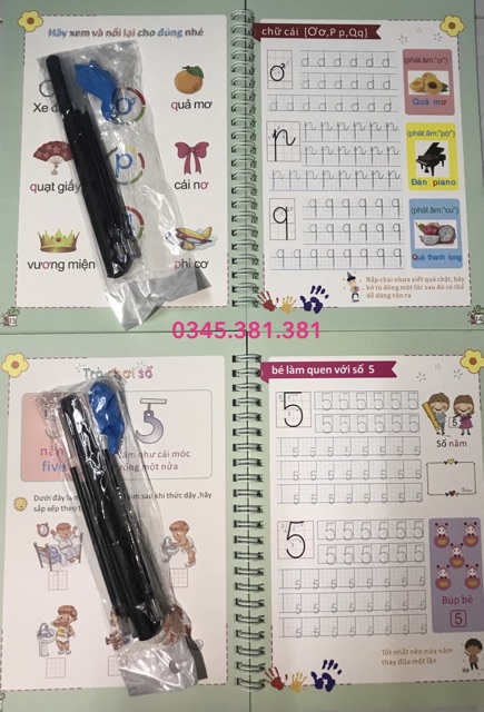 Luyện Viết Chữ Số Đẹp - 1 Bộ