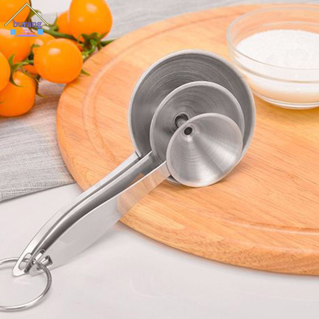 Set 3 Phễu Inox Tiện Dụng Cho Nhà Bếp